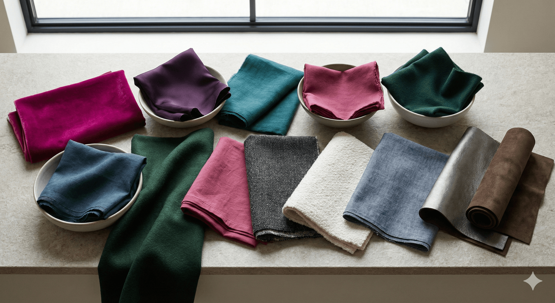 Olive-neutral undertone color palette with signature colors and unexpected winners