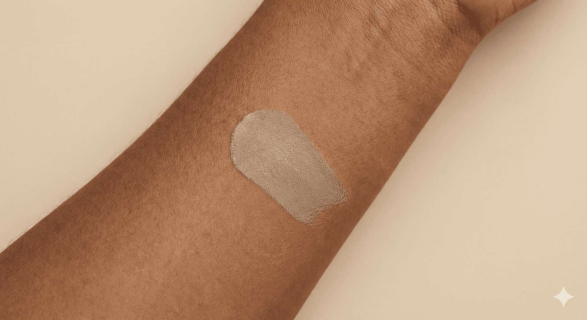 Testing for olive undertones with specific color comparisons
